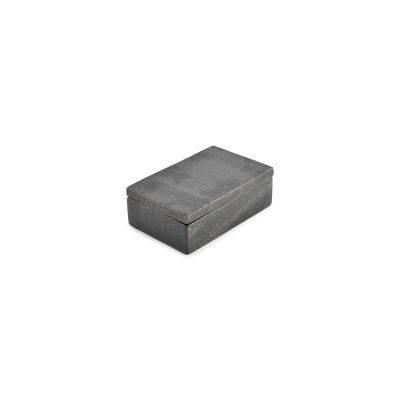 Servierbox Marmor Pura, 15 × 10 × 5 cm, schwarz