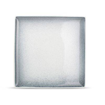 Teller Gesprenkelt Dämmerung, 26 x 26 cm, schwarz