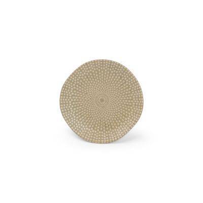 [606540] Teller Olivenmosaik, ø 12 cm, H 1,5 cm, olive