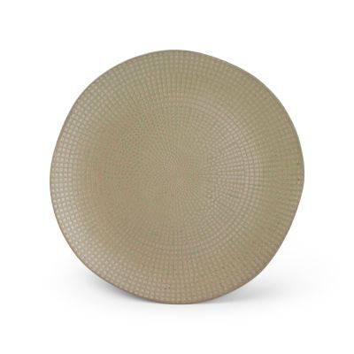 Teller Oliv Mosaik, ø 27 cm, H 2 cm, olive
