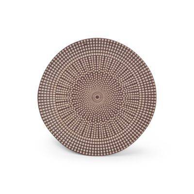 [606571] Teller aubergine Mosaik, Ø 21 cm, H 1,5 cm