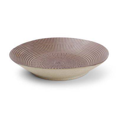 [606576] Tiefer Teller Aubergine Mosaic, 24,5 x 5 cm