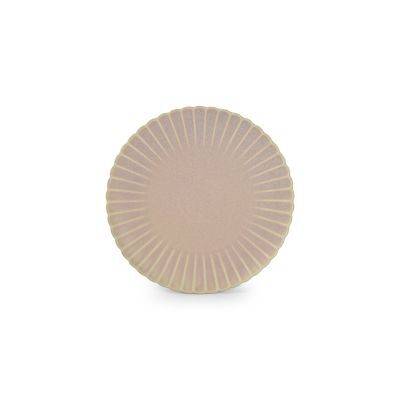 Teller Verblasst Dune aus Porzellan, 25,5 cm, rosa