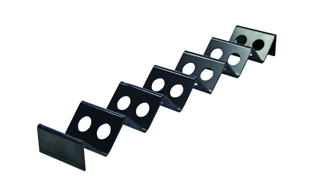 [227552] Snack-Verkaufsständer aus Polystyrol, 530 x 85 x 45 mm, schwarz