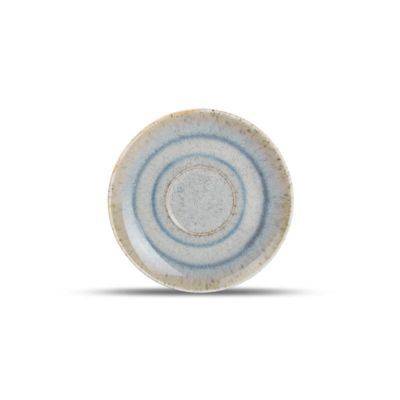 [740616] Untertasse Cado aus Porzellan, 13,5 cm, blau