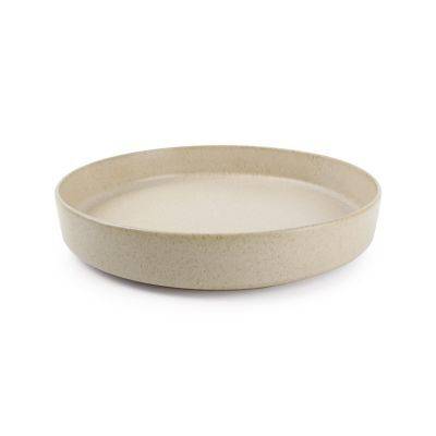 [740907] Tiefer Teller Pila aus Porzellan, ø 24 cm, H 4 cm, beige