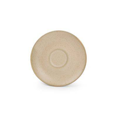 Untertasse Cirro aus Porzellan, 14 cm, beige