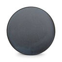 Teller Cirro aus Porzellan, 32 cm, dunkelblau