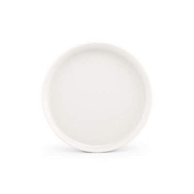 Teller Pila aus Porzellan, 17 cm, weiß