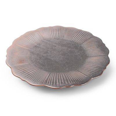 [783631] Teller bronze Floret, 29 cm