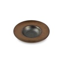 Tiefer Teller golden Ostra, 20 × 10 × 4,5 cm