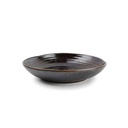 Tiefer Teller Lova, ø 20 cm, H 3,5 cm, braun