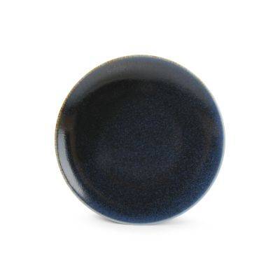 Teller Ash aus Porzellan, 21 cm, blau