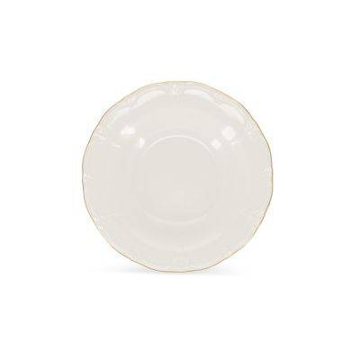 Tiefes Geschirr mit goldenem Rand Retro aus Porzellan