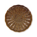 Teller Herbst Umi, 25 cm, bernstein