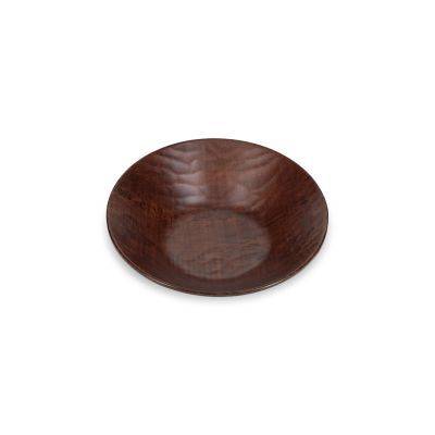 Schüssel Kastanie Omni aus Holz, ø 27 cm, H 7,5 cm
