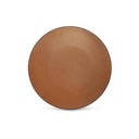 Flacher Teller Ovio, 27 cm, dunkelbraun