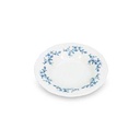 Tiefer Teller blaue Blume Retro, 23,5 × 14 × 4 cm