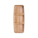 Servierplatte Buffet, 26 x 10 cm, braun