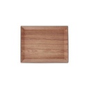 Serviertablett Buffet, 30 × 23,5 × 2 cm, braun