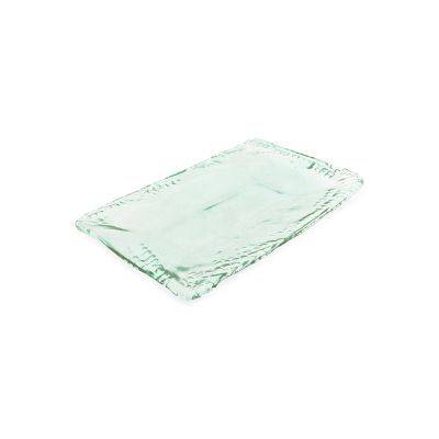 [614306] Servierplatte Ecovitra aus Glas, 34,5 × 22,5 × 3 cm
