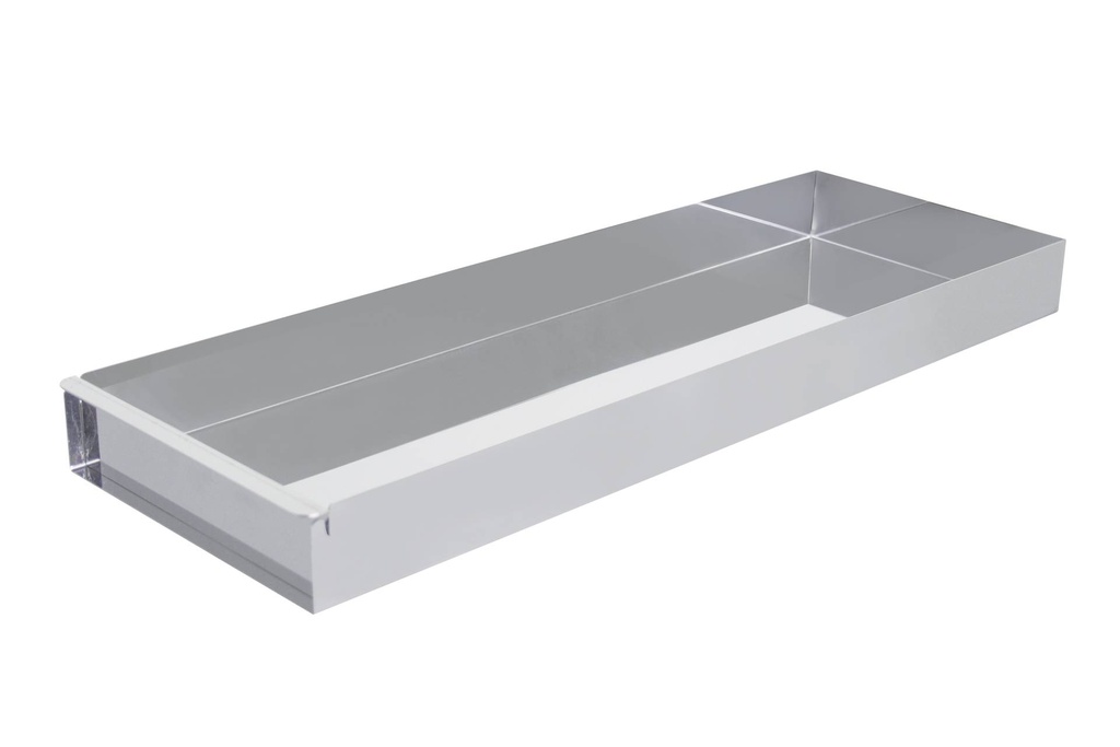 Schnittkuchenblech aus Edelstahl, 580 x 200 x 50 mm