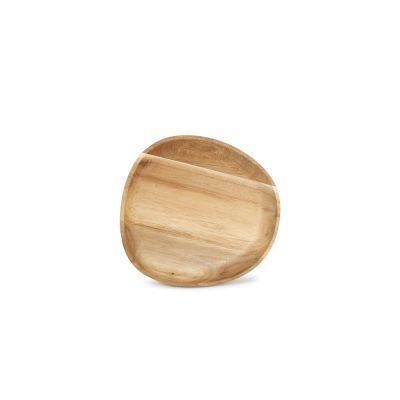 [764046] Servierbrett Akazie Santo aus Holz, 20 x 19 cm