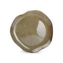 Teller Wander aus Porzellan, 25 cm, grün