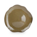 Teller Wander aus Porzellan, 28 cm, grün