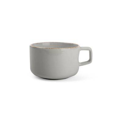 Tasse Collect aus Porzellan, 33 cl, grau