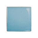 Teller Collect aus Porzellan, 25,5 x 25,5 cm, blau