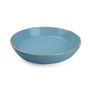 Tiefer Teller Collect aus Porzellan, 24 cm, blau