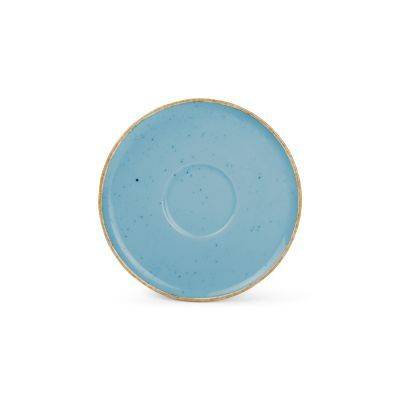 Untertasse Collect aus Porzellan, 15 cm, blau