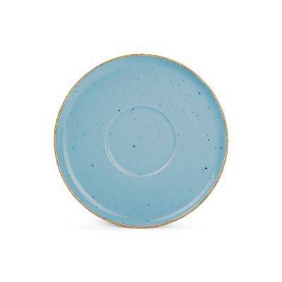 Untertasse Collect aus Porzellan, 18 cm, blau
