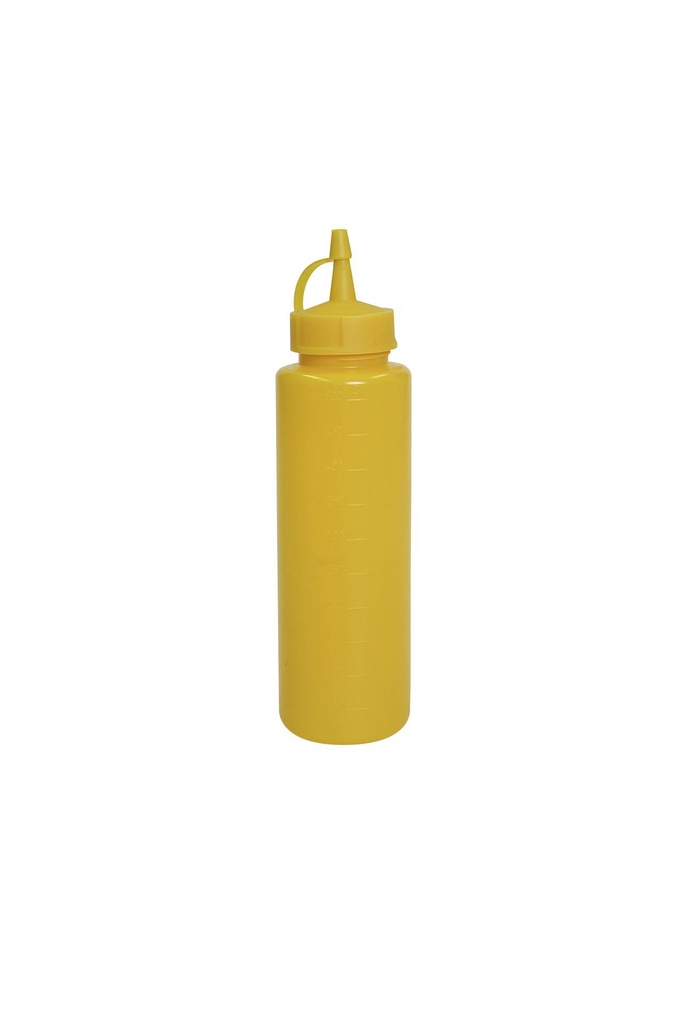 [200495] Quetschflasche aus Polypropylen, 240 mm, gelb