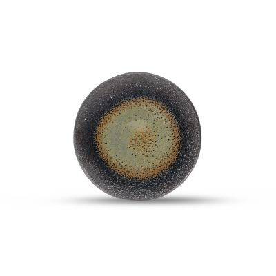 [608271] Flacher Teller strukturiertes Moos Cone, 20,5 cm