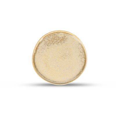 [608201] Flacher Teller Ferro, 20,5 cm, olive