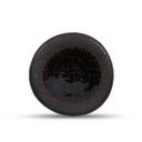 Flacher Teller Esche Ferro, 26 cm