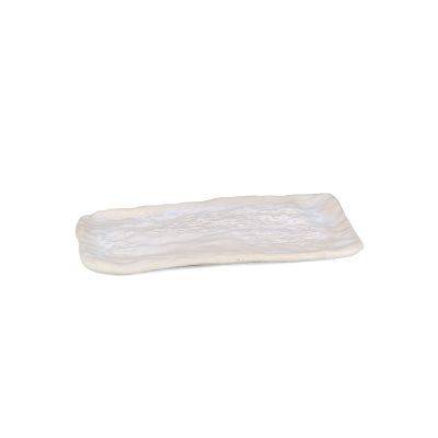 [609016] Servierplatte pure Pearl Icon, 31,5 x 16 cm, perle
