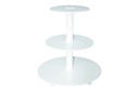 Etagen-Tortenständer aus Polystyrol, Ø 200 / 250 / 340 mm, 3-teilig