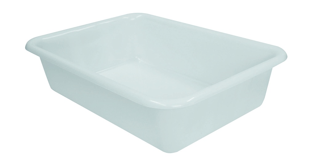 Teigwanne aus HDPE, 25 l, weiß