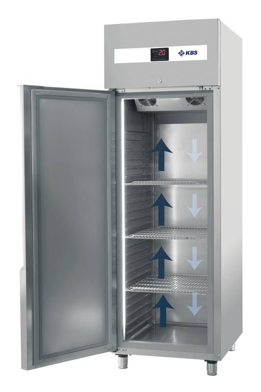 [60521030] KBS Edelstahltiefkühlschrank TKU 753 Türanschlag links