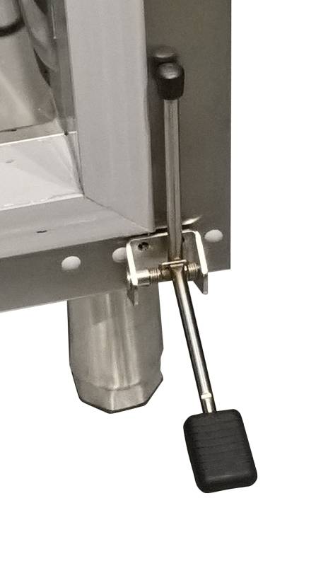 [825430] KBS Fußpedal für KU/TKU 753 rechtsanschlag