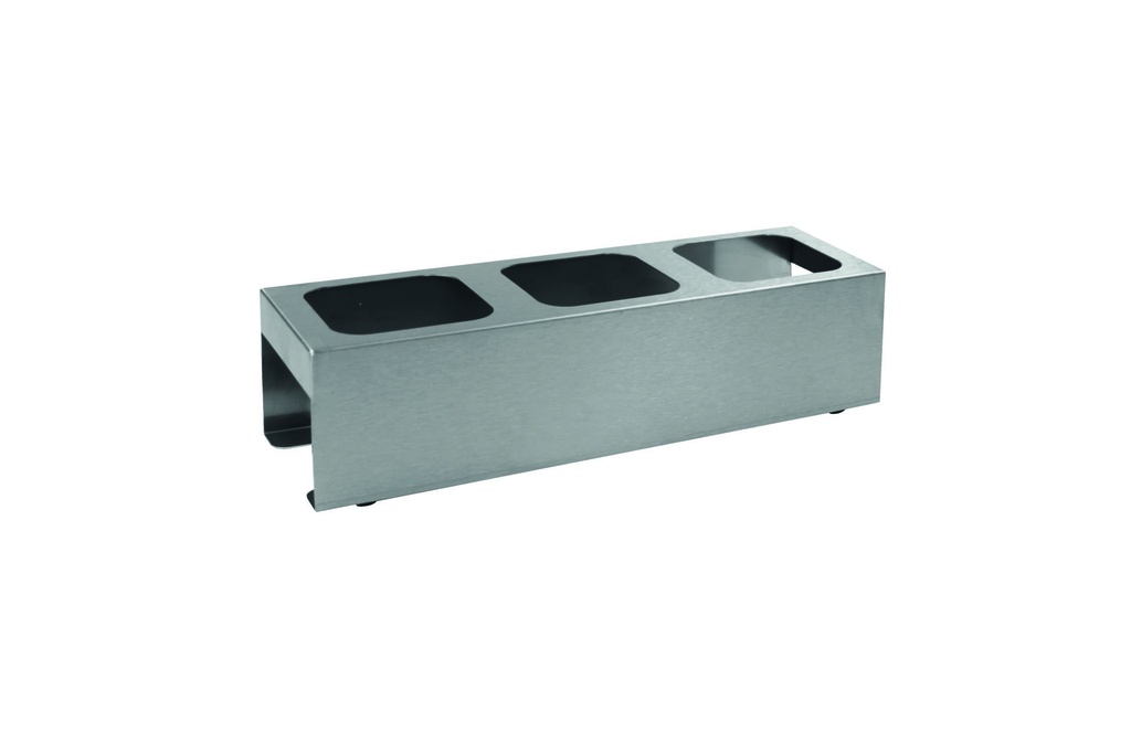 [152991] Ständer für Druckknop-Dosierspender quadratisch, 400 x 130 x 100 mm