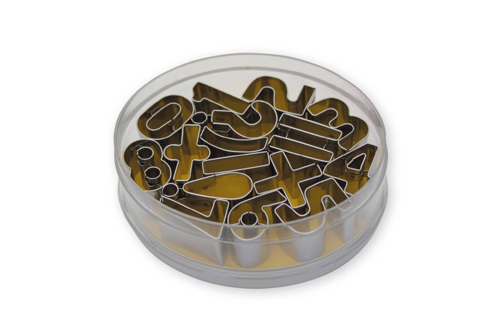 [199659] Dekor Ausstecher im Satz "Zahlen", 16 Stück