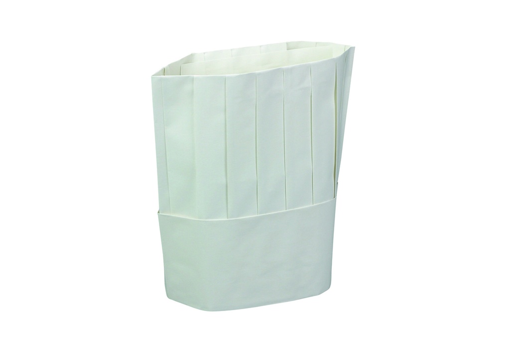 [120400] Kochmützen aus Papier, 249 mm, weiß