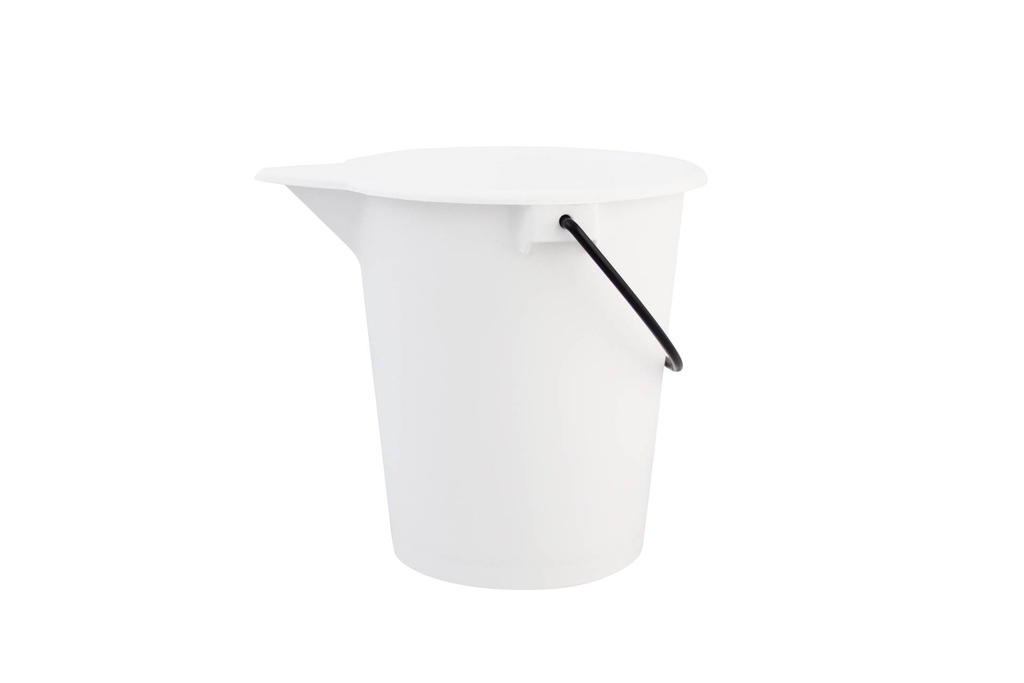 [200830] Eimer aus LDPE, 10 l, weiß