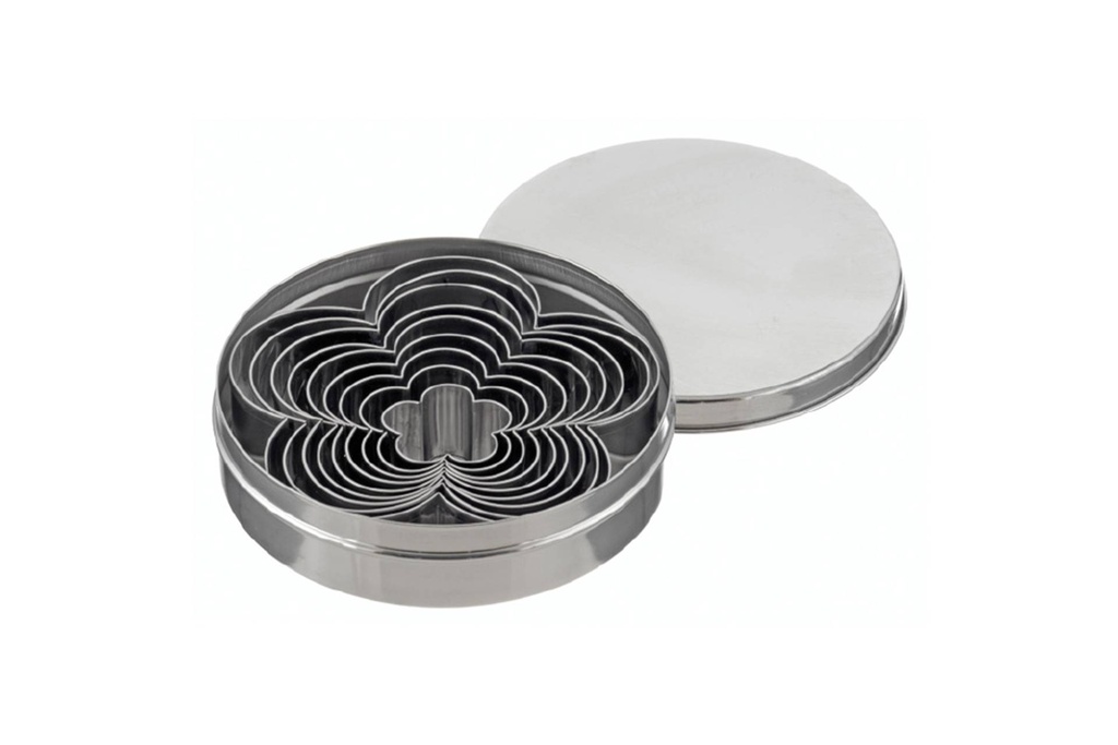 Dekor Ausstecher aus Edelstahl, 9-tlg.