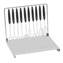 Pralinentunkgabel-Set aus Edelstahl, 10-teilig