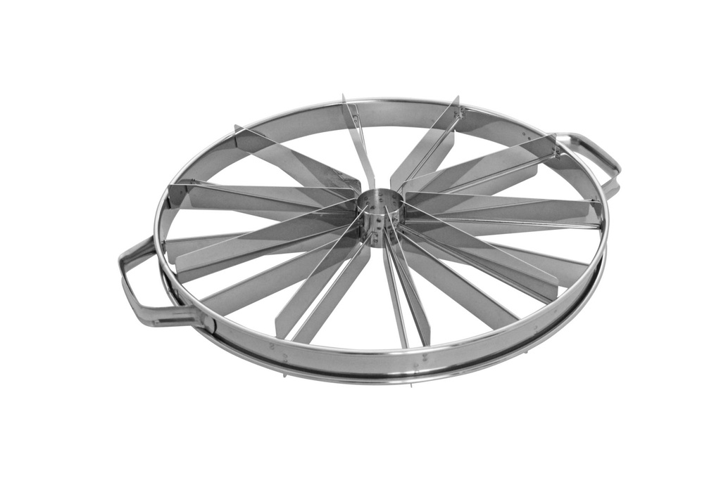 Tortenteiler aus Edelstahl, 10/12-teilig